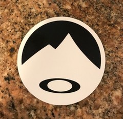 Oakley Sticker – Skiing Snowboarding Goggles Sunglasses Mountain Sports Burton