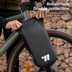WEST BIKING Bicycle Front Fork Bag Waterproof Reflective Gravel Bike Bag 5.5L