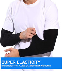 Men Women Cooling Arm Sleeves Compression Cover UV Sun Protection Sports Outdoor