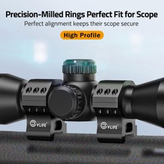 30mm Low/Medium/High Profile Scope Rings for Picatinny Bases Mount Heavy Duty US