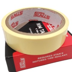 Stan&rsquo;s NoTubes Yellow Tubeless Bicycle Wheel Rim Tape 25mm x 10 Yard Roll