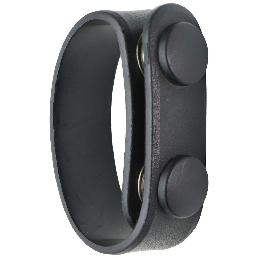 Unbranded Molded Belt Keeper Duty Accessory – Black Leather