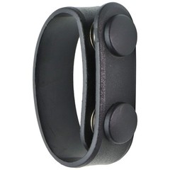 Unbranded Molded Belt Keeper Duty Accessory – Black Leather