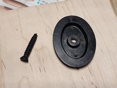 Factory OEM Remington scroll Pistol Grip cap with screw for restorations