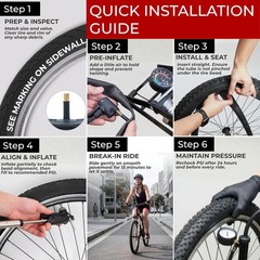 Fincci Durable 20×4.0 Fat Tire Tube – Pair 20 Inch Bike Tube with Presta/Schrade