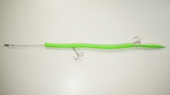 (2 Pack) Double Treble Classic Cuda Tube -Yellow, Black, Green, Orange, Pink,Mix