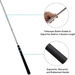 Elegant Black Golf Umbrella with Ergonomic Handle – Protects Clubs from Elements