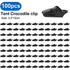 100Pcs Reusable Tent Tarp Tarpaulin Clip Heavy Duty Clamp Buckle