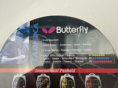 Butterfly Tashika Penhold Table Tennis Racket – Made in China -Shipped From U.S.