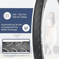 20 x 1 3/8 inch Bike Tire 20 Inch Bike Tire 20 x 1-3/8 /2 Tires+2 Levers