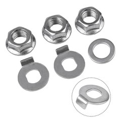 12mm Steel E-bike Hub Motor Nuts Safety Washer Front Or Rear Hub Motor