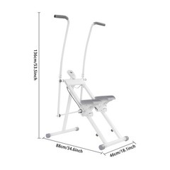 Stair Stepper Vertical Exercising Climber Full-Body Workout for Home Gym Use
