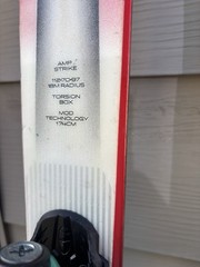 K2 AMP STRIKE Ski&rsquo;s w/ Fastrak 10 Bindings – GREAT CONDITION – TUNED – ALL SIZES