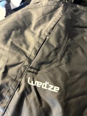 Decathlon Wedze Ski Trousers Mens L Grey Water Repellent Insulated Snowboarding