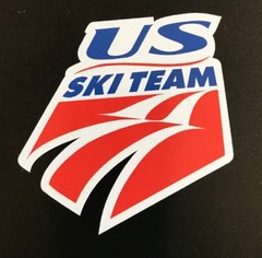 US Ski Team Sticker – Skiing Snowboarding Ski Mountain Sports Burton Rossignol