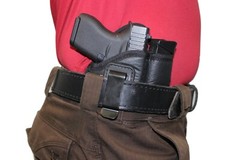 IWB Soft Houston Leather Holster with Magazine/Mag Pouch/Holder – Choose Model