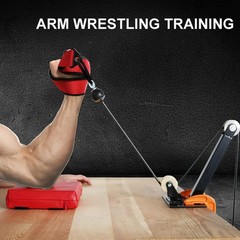 Arm Wrestling Training Strap Belt Hand Grip Arm Finger Forearm Exerciser Stre…