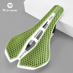 WEST BIKING Bicycle Saddle 3D Honeycomb Hollow Racing Bike Seat Cushion