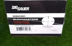 SIG SAUER SOBM33001 Buckmasters Rifle Scope 3-9x 40 40mm BDC, Black