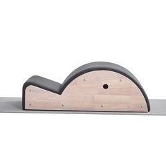 Uimoso Pilates Spine Corrector Arc for Fitness and Spine Stretching, Rubber Wood