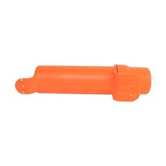 Motorcycle Waterproof Tool Tube, Universal Storage Manual Medium Orange