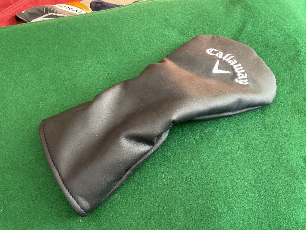 Callaway Generic Black White Driver Headcover Flat Brand New