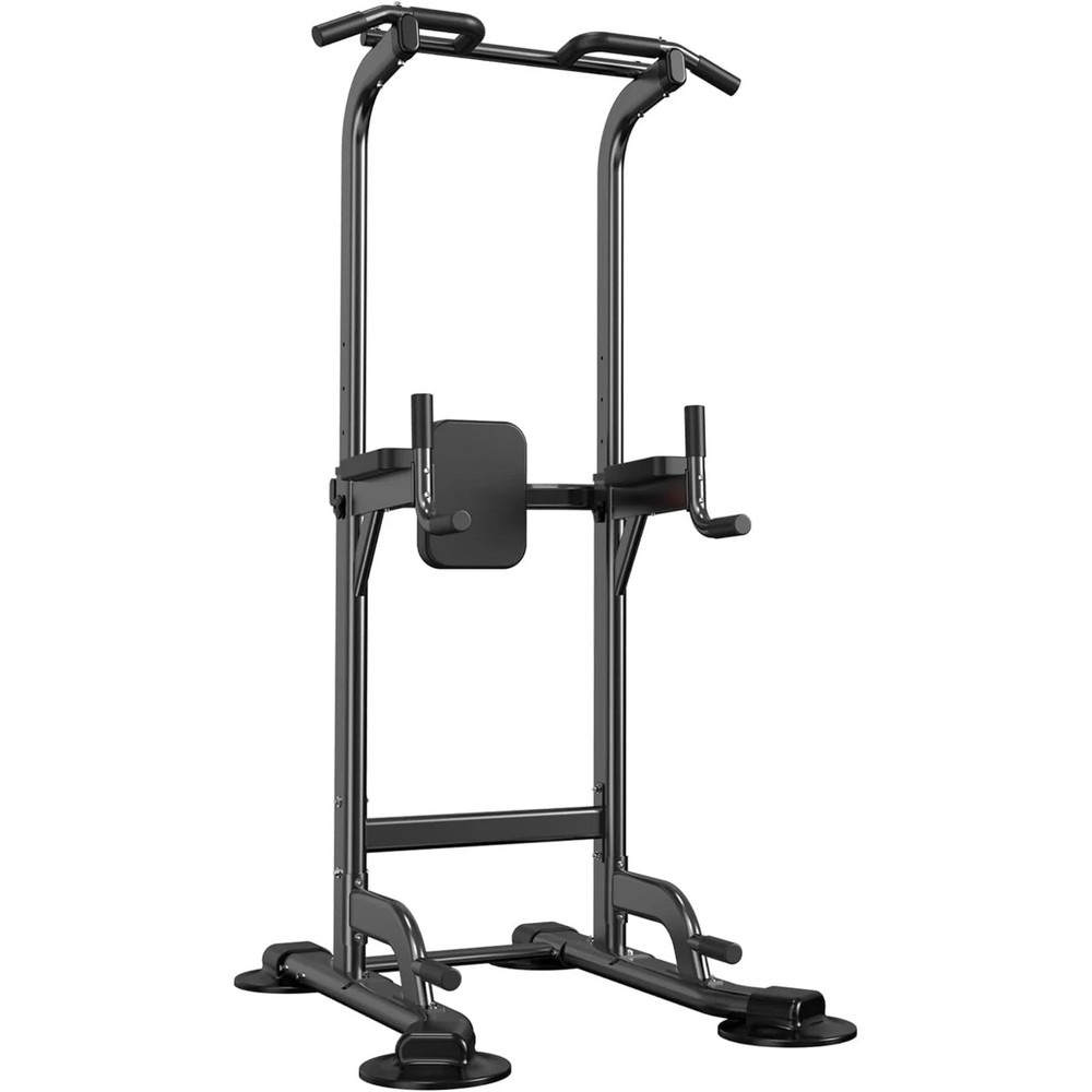 Power Tower 4-in-1: Pull-Up & Dip Station |Adjustable Home Gym Strength Training