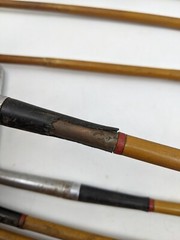 Vintage Antique Bristol Sam Parks Jr Golf Club Set Plastic Coated Steel Shafts