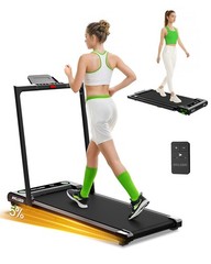 Akluer Walking Pad Treadmill – 2.5HP Under Desk Treadmill w/ Incline RC LED