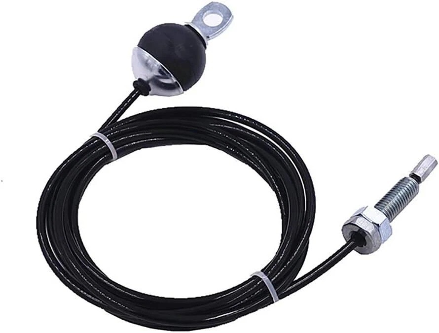 Fitness Gym Replacement Cable Fitness Pulley Thick 5Mm HeavyDuty Steel Wire 118&Prime;