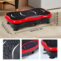 EVOLAND Vibration Plate 330LB Full Body Lymphatic Drainage Weight Loss Men Women