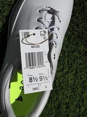 adidas Men’s White Modern Classic 80 Spikeless Golf Shoes ID4748 Size 8.5