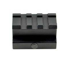 0.75&Prime; Riser Mount for Picatinny Ring / Accessories Aluminum, 3 slots 1.6&Prime; Length