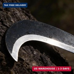 Small Machete Sickle Tool, 13.5-Inch Garden Knife with Curved Blade for Weeding,