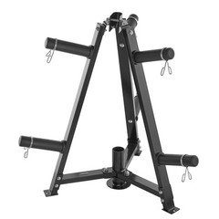 Weight Plate Rack Weight Plate Tree Home Gym Barbell Storage Stand 2 inch