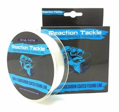 Reaction Tackle Fluorocarbon Coated Fishing Line – 350 Yards- High Strength