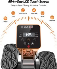 Compact Mini Elliptical Machine with Remote | 12 Adjustable Speeds for Home Use