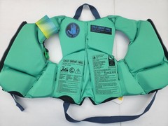 Body Glove PFD Life vest Youth Child Boy&rsquo;s 33-55 pounds, Blue Black Green NEW