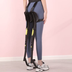 Exoskeleton Wearing Chair Invisible Folding Seat Adjustable For Fishing Camping