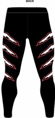 Men Pro Wrestling Tights, Black Color with Paws , Spandex, Customizable Designs