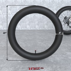 2pcs 20×4 Fat Tire Inner Tube For Mountain Bike Ebike Bicycle Fits 20×3.5-20×4.5