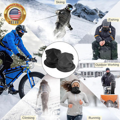 Neck Gaiter Ski Mask, Balaclava Face Mask Men, Adjustable Reusable Windproof Fac