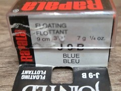 Rapala Jointed 9cm – 3.5&Prime; – 7g Blue Floating Lure Crankbait J-9 B Original Box