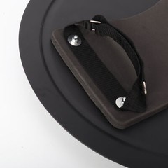 Round Metal Anti-Riot Shield Police Tactical CS Campus Security Protection Black