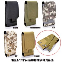 Universal Tactical Military Molle Cell Phone Holster Pouch Waist Pack Belt Bag