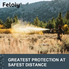 Feloiy Bear Spray 11oz Powerful Stream Strongest Legal Formula with Holster