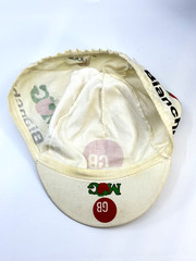 Vintage GB-MG Maglificio Technogym Cycling Cap 1994 Bianchi Italy Race Hat Rare