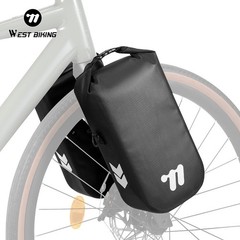 WEST BIKING Bike Front Fork Bag Waterproof Reflective Cycling Bike Bag 5.5L
