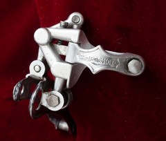 Vintage 80s Campagnolo 3 Hole clamp-on Nuovo Record front derailleur 28.6 mm