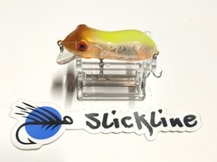 SLICKLINE 50mm Floating Topwater Frog Fishing Lure Swimbait Bass Pike 4 COLORS